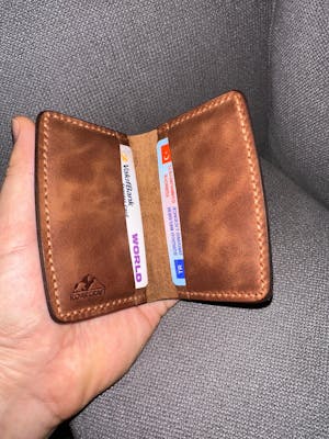 Katlanır Deri Kartlık - Etenna