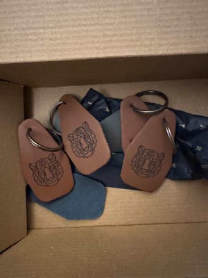 Çıtçıtlı Deri Anahtarlık