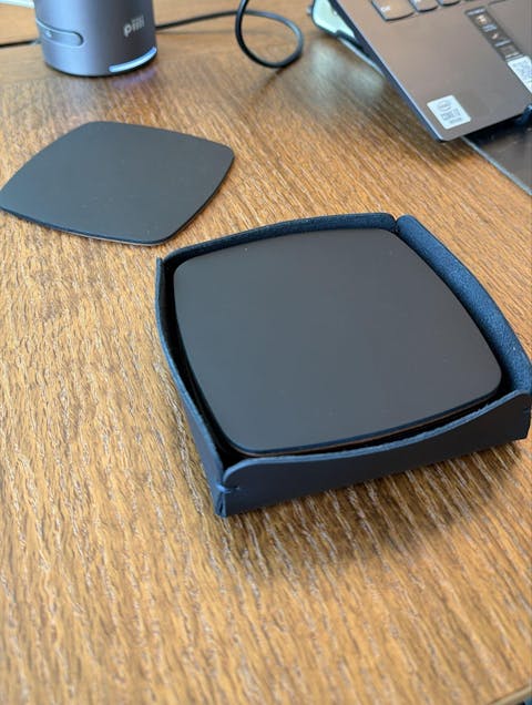 Deri Bardak Altlığı 5'li Set