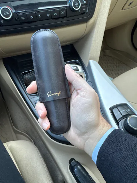 Tekli Deri Puro Kılıfı - Antrasit