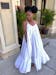 Sexy Solid Loose Sling Plus Size Dress
