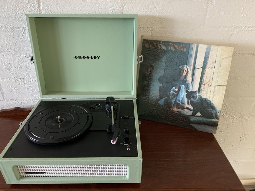 Buy Crosley Voyager Portable Turntable Crate Sage Online Rockit