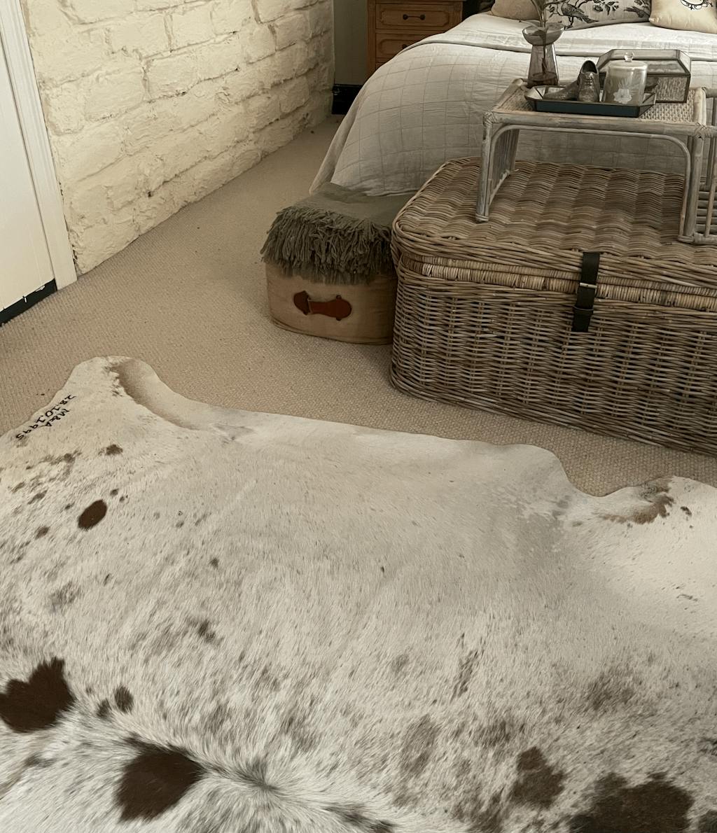 Black Salt and Pepper Cowhide Rug