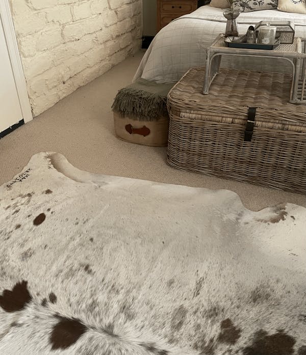 Black Salt and Pepper Cowhide Rug