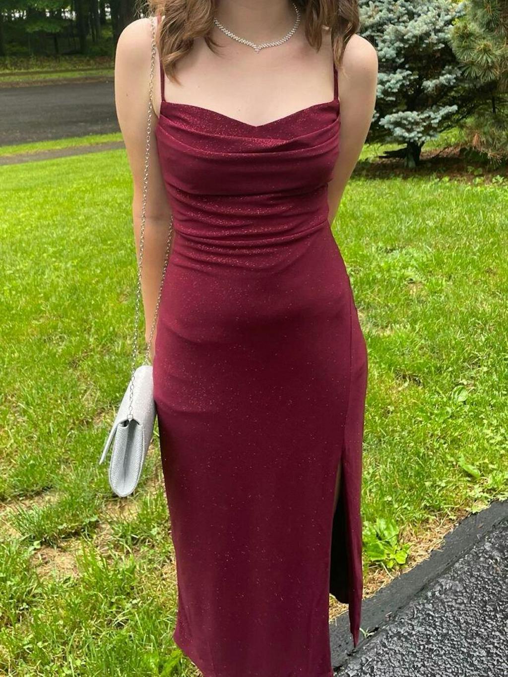 Shiny Spaghetti Strap Sleeveless Mermaid Satin Long Prom Dresses Online, OL570