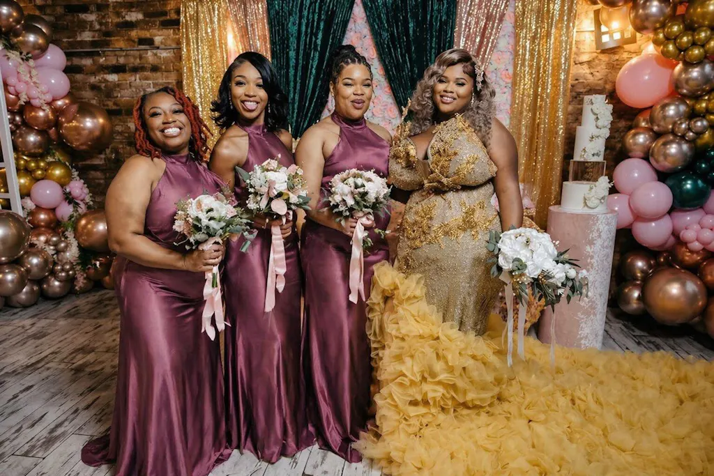 Simple Halter Mermaid Backless Plum Floor Length Bridesmaid Dresses Online, BG401