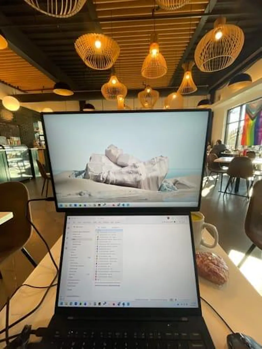 16” tragbarer Monitor + Ständer