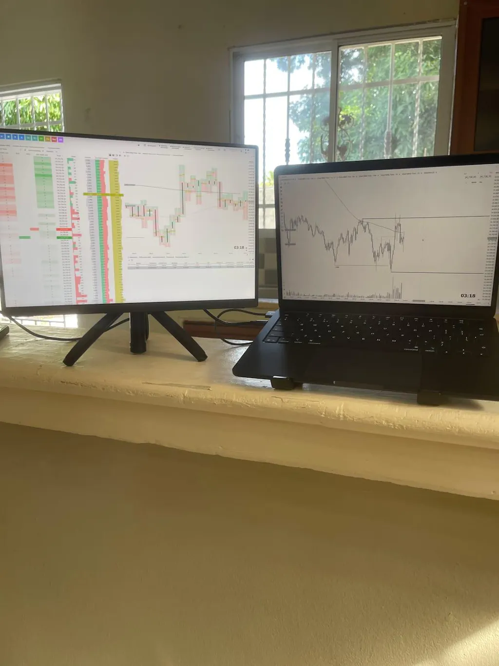 16” tragbarer Monitor + Ständer