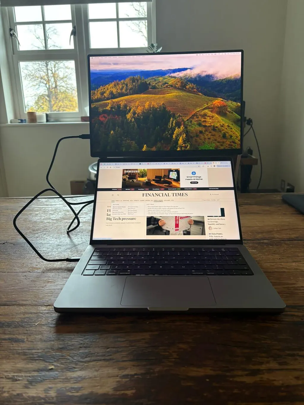 16” tragbarer Monitor + Ständer