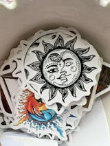 Spiritual Sun & Moon Sticker Pack - Shop Online on roomtery