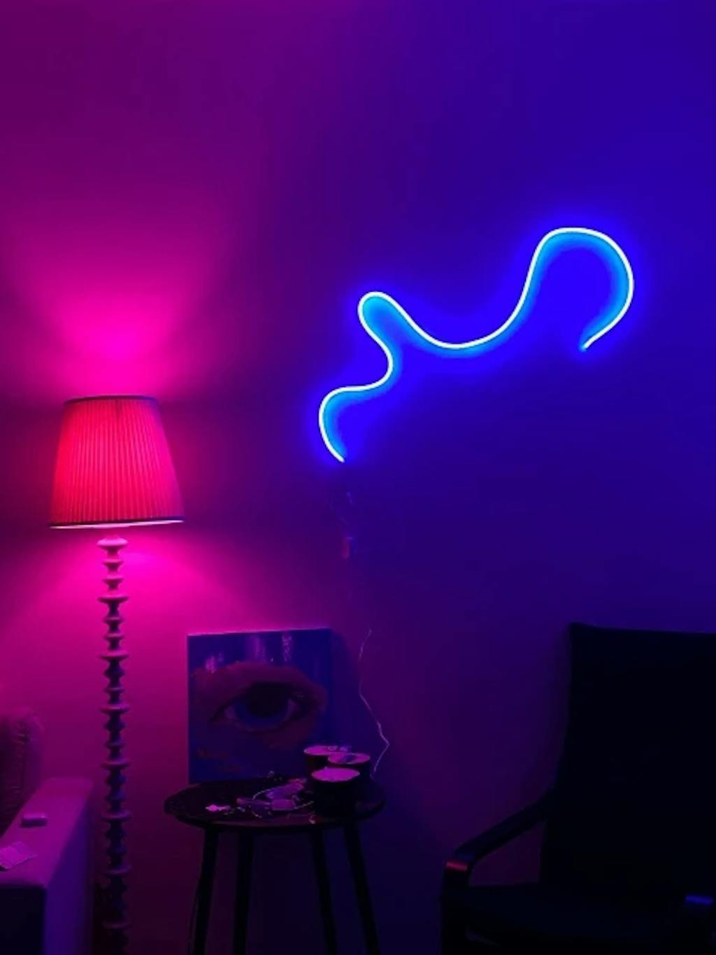 Squiggle Neon Rope Led Lights (RGBIC WS2811) - Shop Online on roomtery