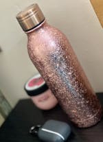 Rose Gold Sparkle Bottle, 500ml