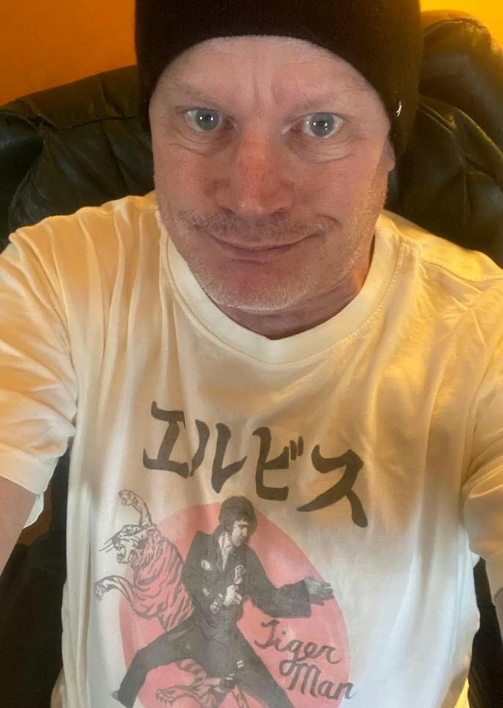 Elvis Tiger Man Photo White Tee - Roots of Fight