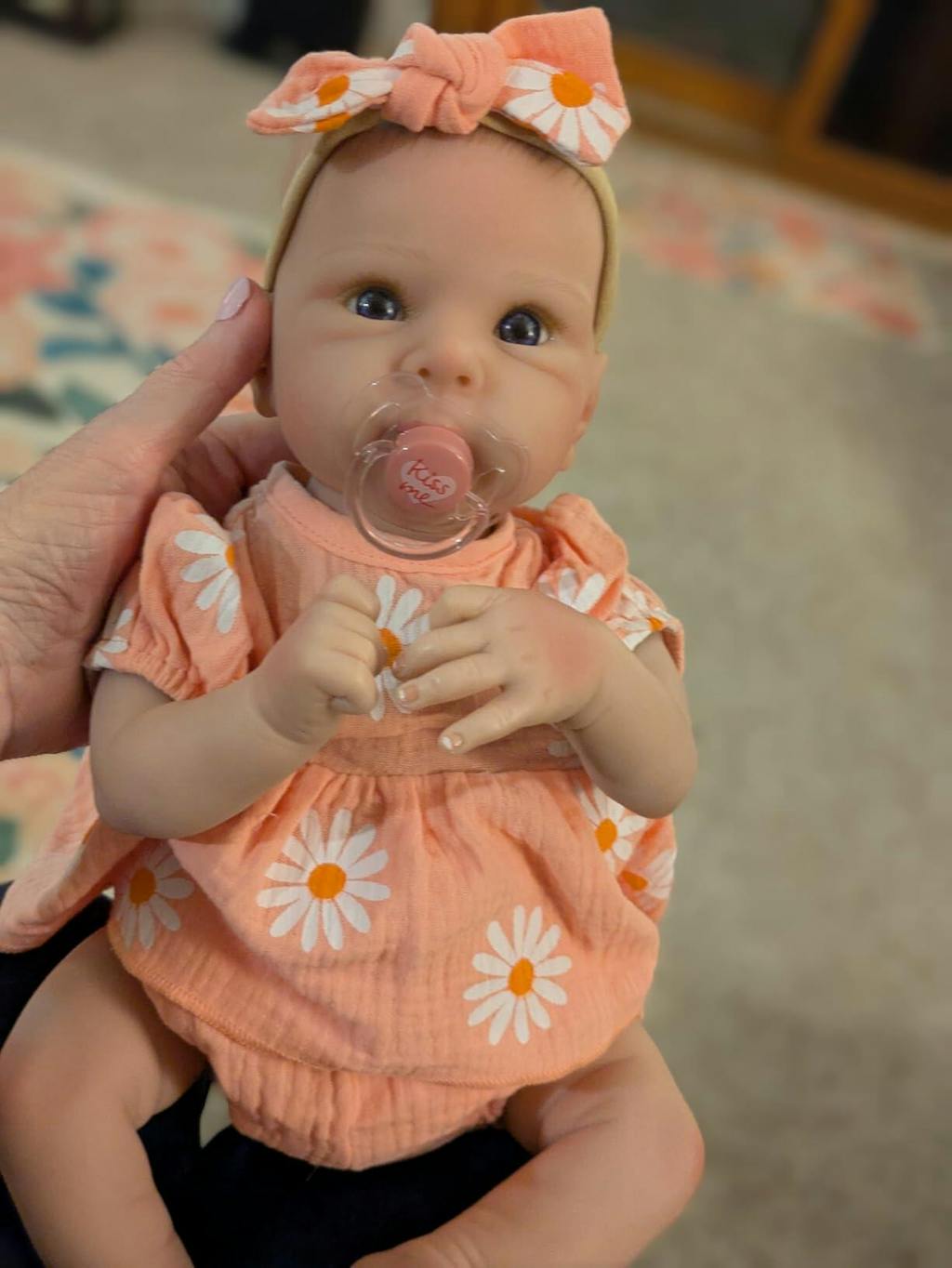 Bambole Reborn Gemelle con Corpo Morbido e Occhi Aperti da 48 cm in Body a Margherita-Bettie