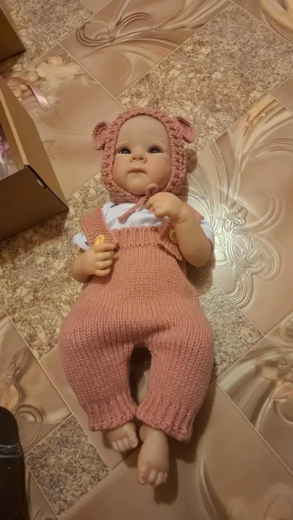 19 pollici Dora occhi azzurri reborn bambina - Bettie