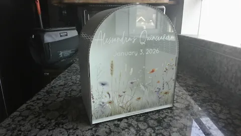 Personalized Wedding Card Box