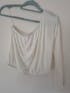 shirt one shoulder white