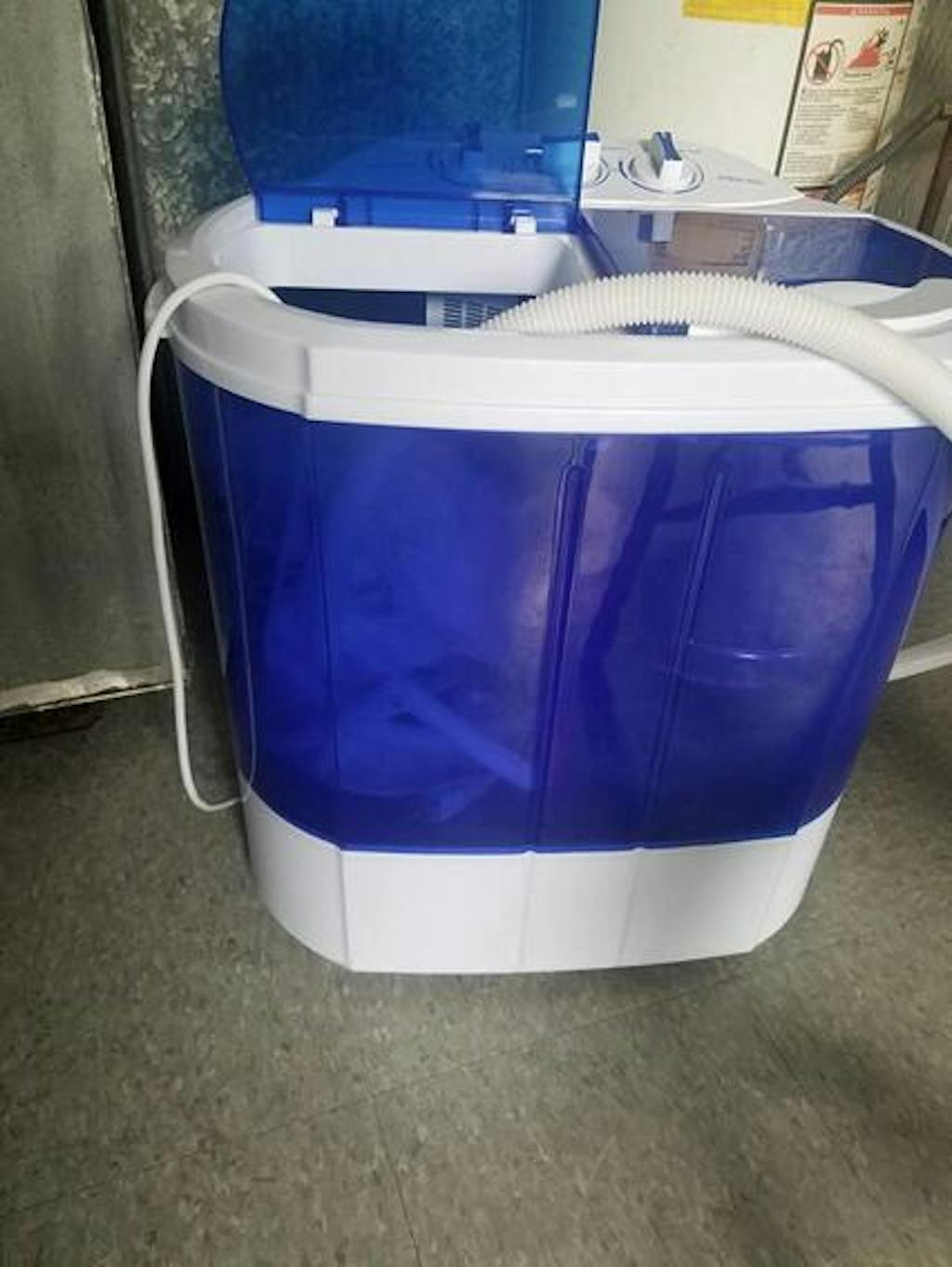 ROVSUN 10 LBS Compact Portable Twin Tub Washing Machine Spin Dryer XPB