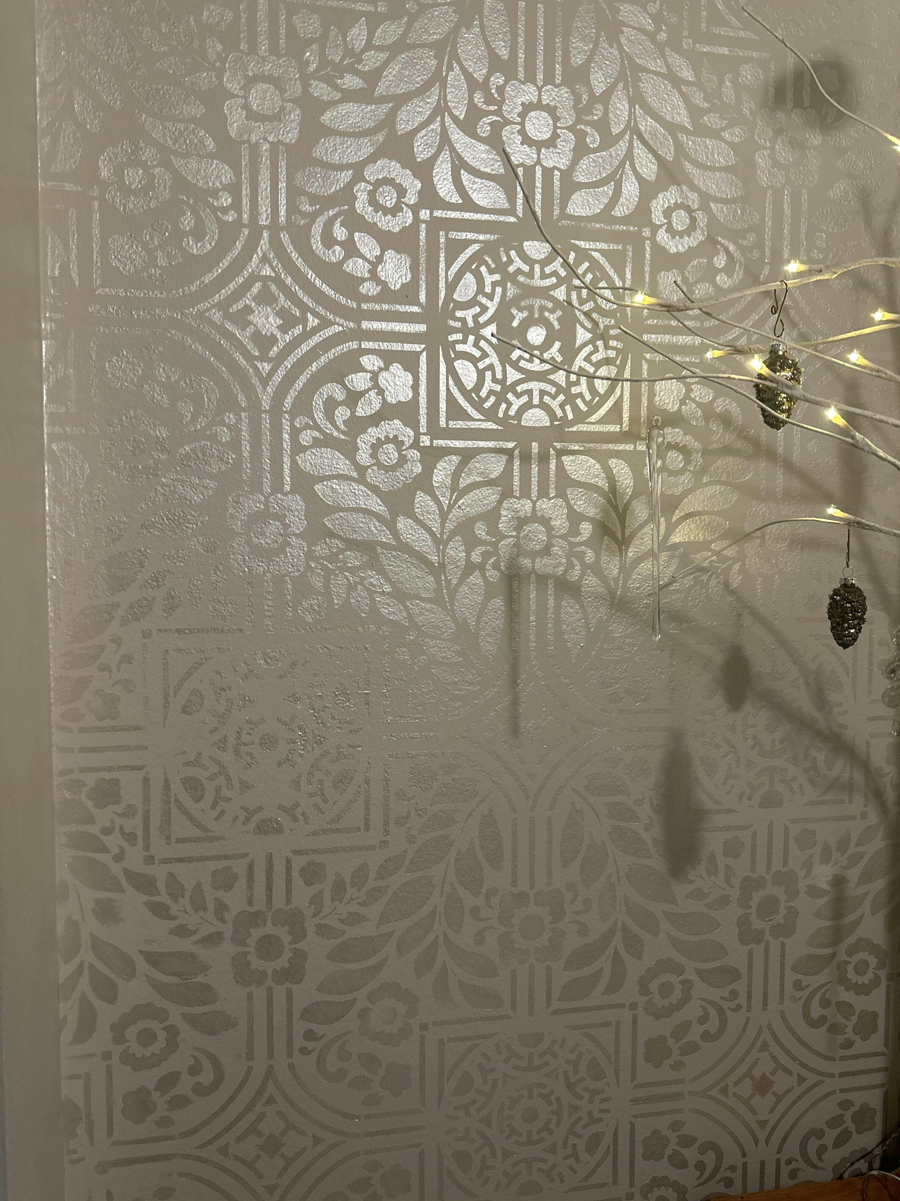 Stencil Paint Stencil Creme Pearl Oyster