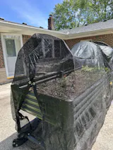 50% Sunblock Black Garden Shade Cloth Mesh Tarp