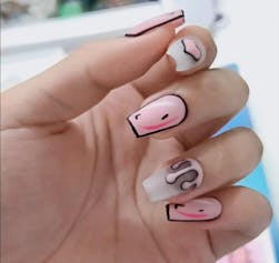 Cartoon Love - Press on Nails