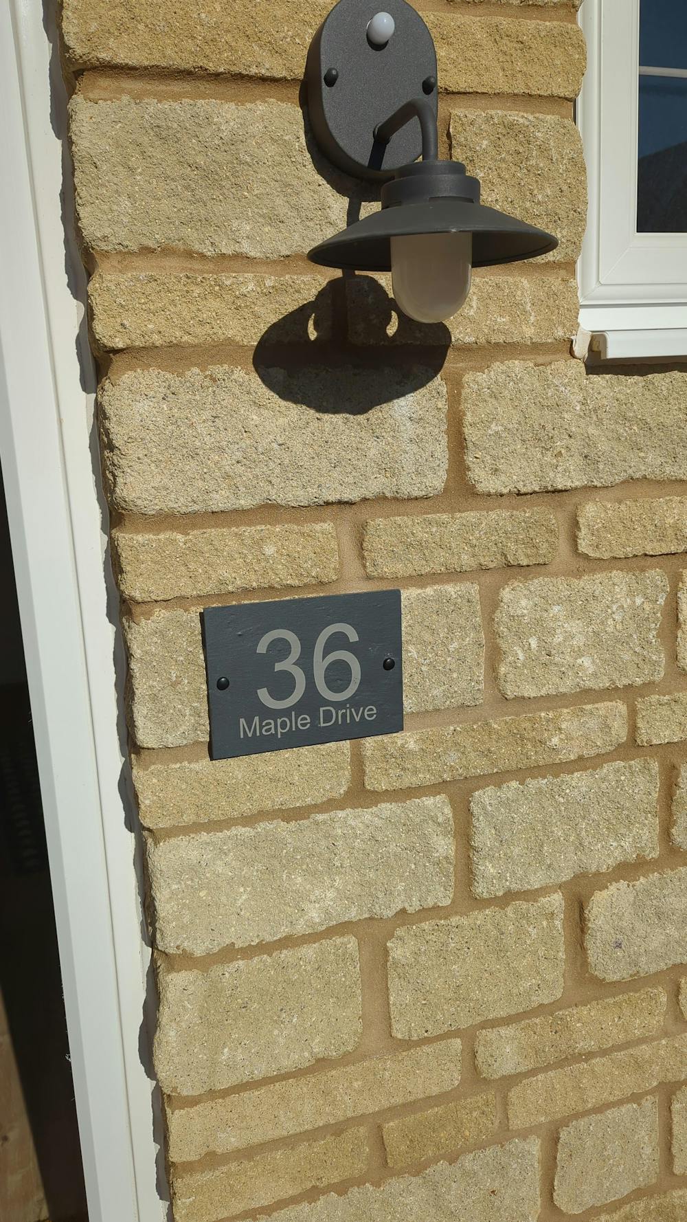 Personalised Rectangle Slate House Signs Door Number/Street Name 200x150mm Deep engraved…