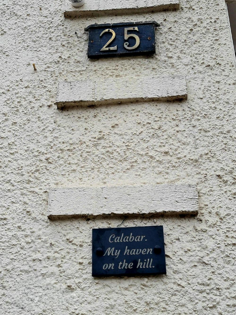 Personalised Engraved Large Slate Plaque/Sign with wall fixings - 15x10cm