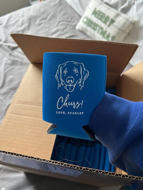 Custom Illustrated Pet Can Holder