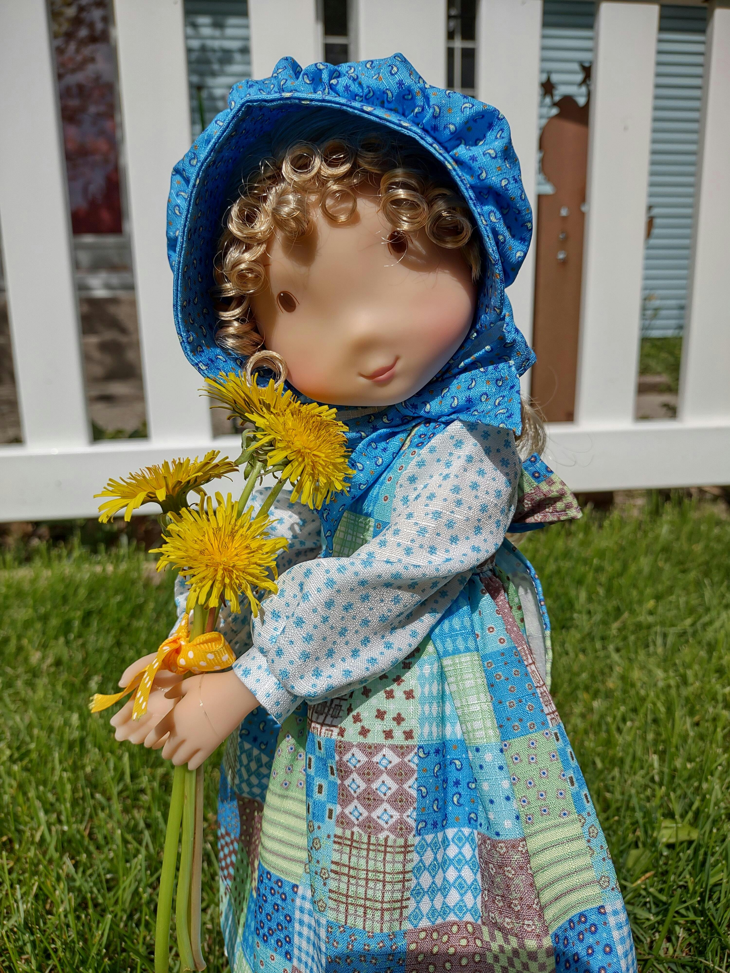 Holly Hobbie - Blue Girl Dollset | Articulated Collectible Doll