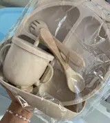 Vajilla silicona X8 Azul Claro