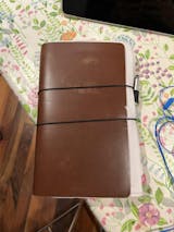 Rustico BK0205-0005 Switchback Leather Notebook Medium in Natural