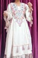 Vaami - Scallop Kurta & Palazzo (Natural)