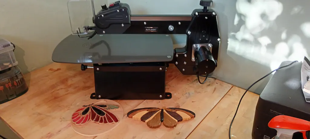 Scroll Saw with 45° Tilting Arm - 458mm x 50mm | Next Day Delivery ...