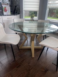 Dining table base - CROSS X