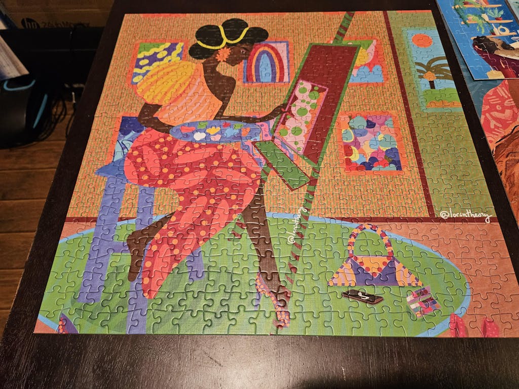 The Painter 500 Piece Puzzle RVL Wellness Co.