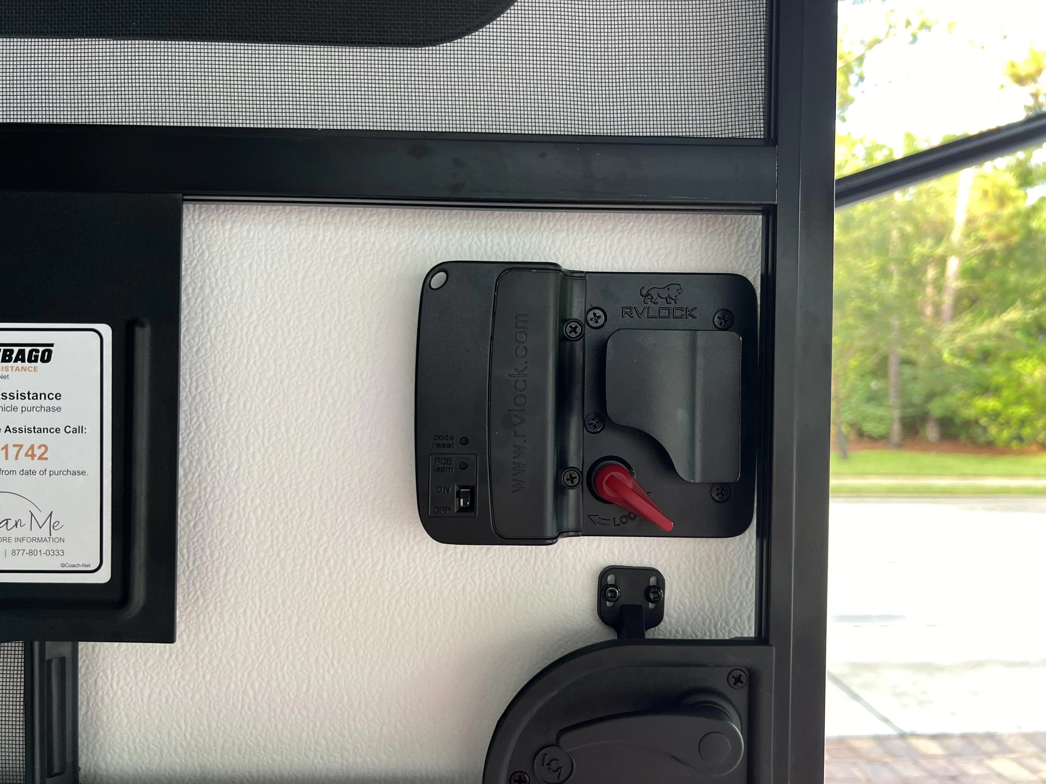 RVLock V4.0 Keyless Handle for RV Doors