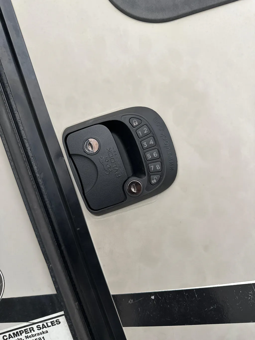 RVLock Compact Keyless Entry Handle