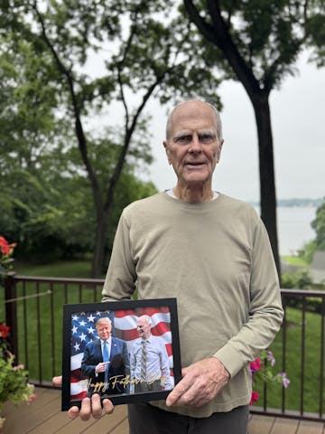 Personalize Custom Photo With Trump Happy Mother's Day Picture Frame TH10 64357