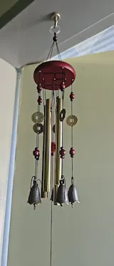 Large Metal Wind Chime – Church Bell Style for Outdoor Garden & Home Decor