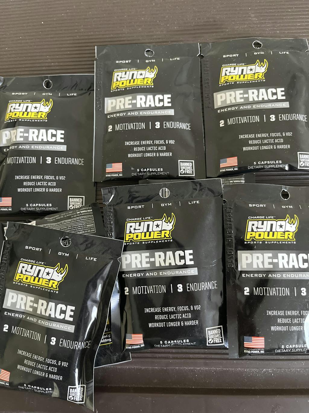 PRERACE PreWorkout & Endurance Supplement Combo Pack Single Serv