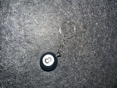 8 Ball Keychain