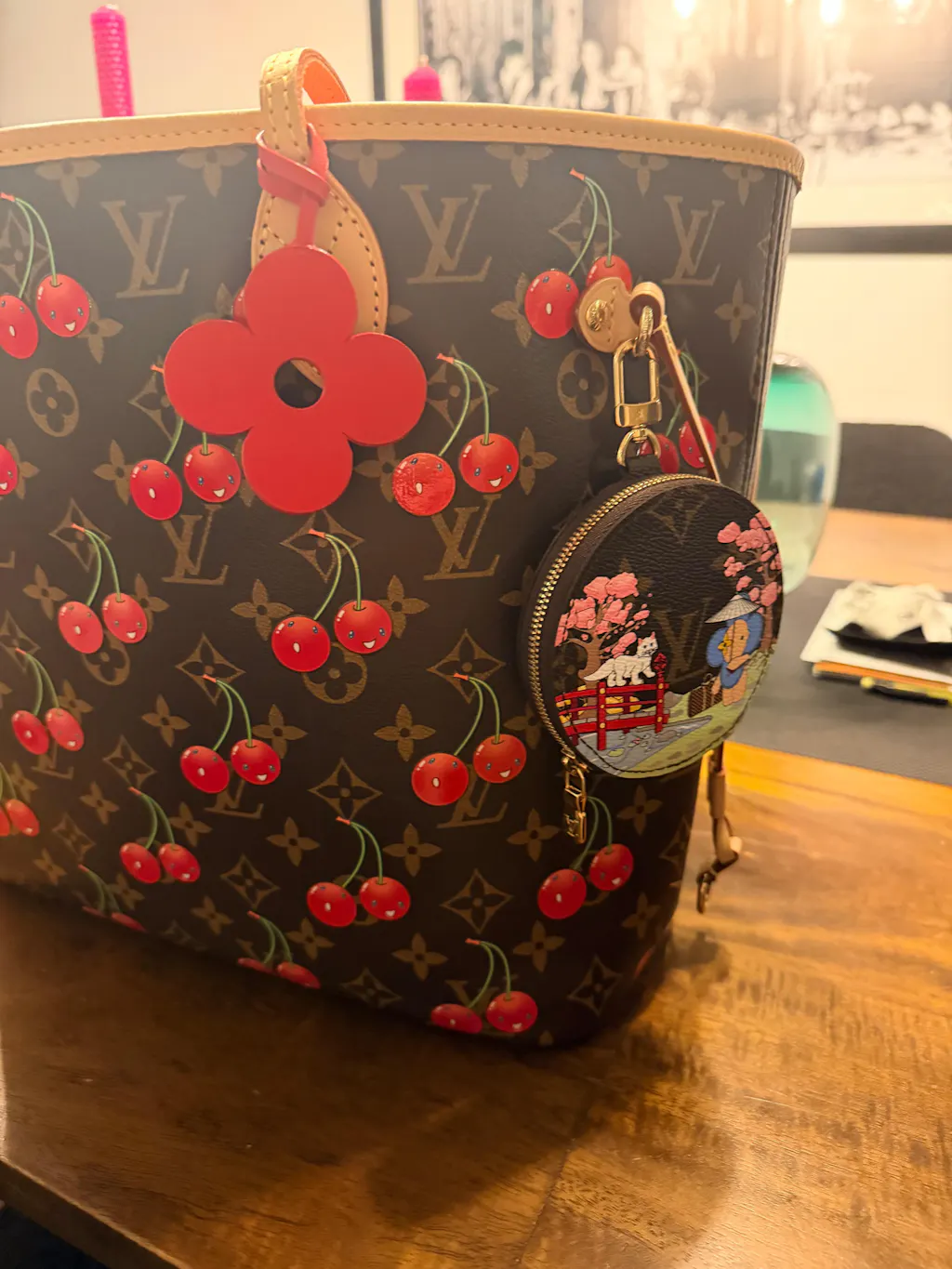 Louis Vuitton 2021 Limited Edition Vivienne Japanese Garden Coin