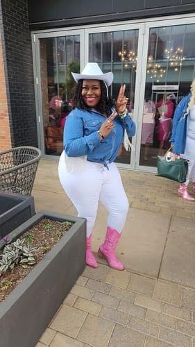 AKA DENIM FRINGE SHIRT – Sacred Heart Collections