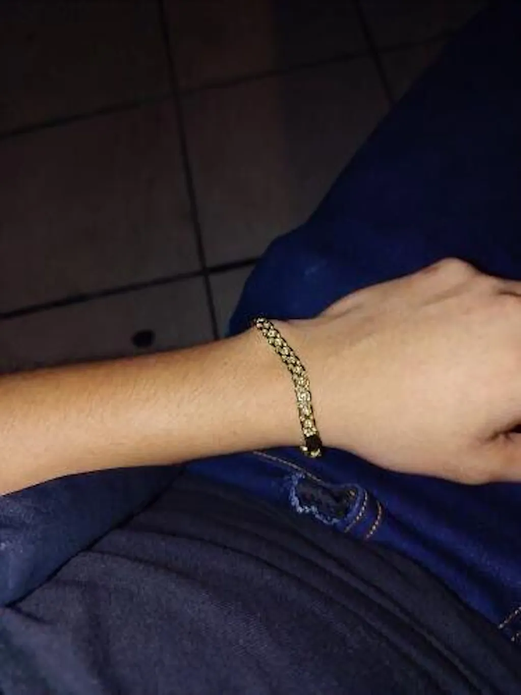 PULSERA TEJIDO CHINO 18k 5.5 MM