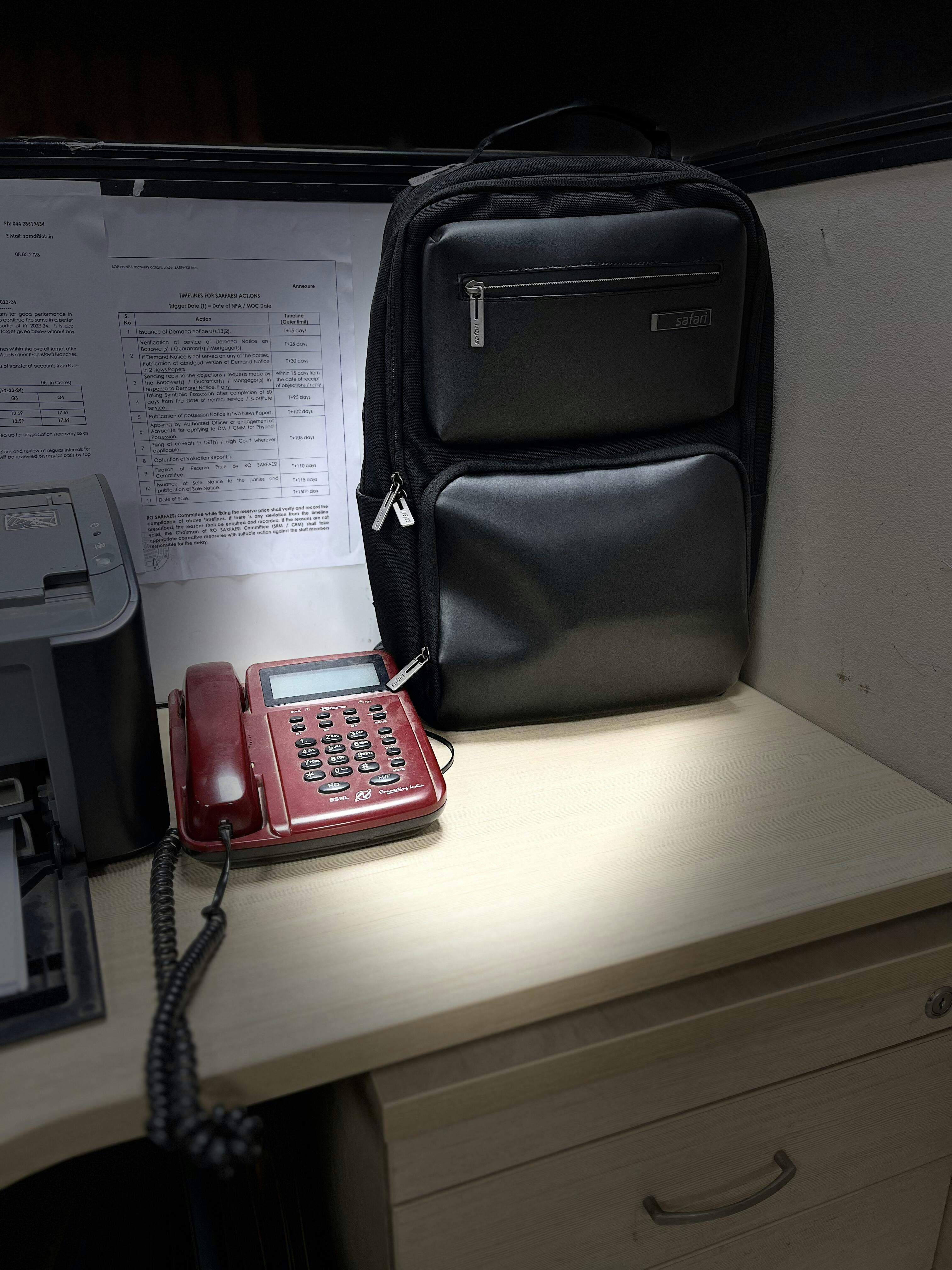 Whisk Formal Backpack with Laptop Sleeve and USB Charging port Black