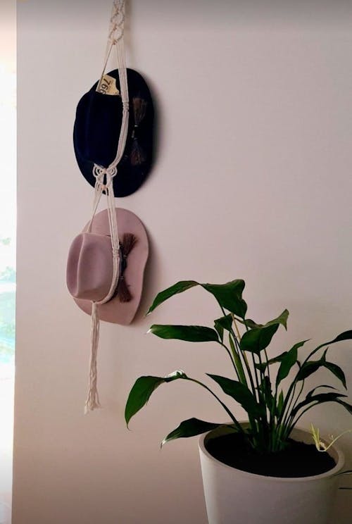 Macrame Hat Hanger