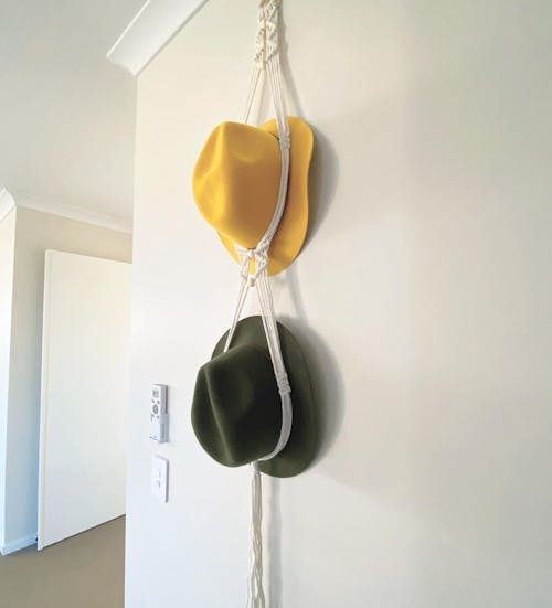 Macrame Hat Hanger