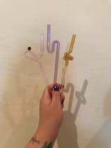 Twist Colorful Glass Straw - Eco-Friendly Reusable Drinking Straws – Sage &  Sill