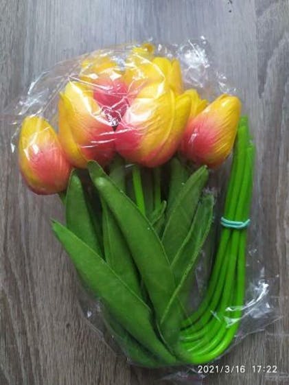 10-Piece Faux Tulips Artificial Flowers - Lifelike Tulip Arrangement – Sage  & Sill