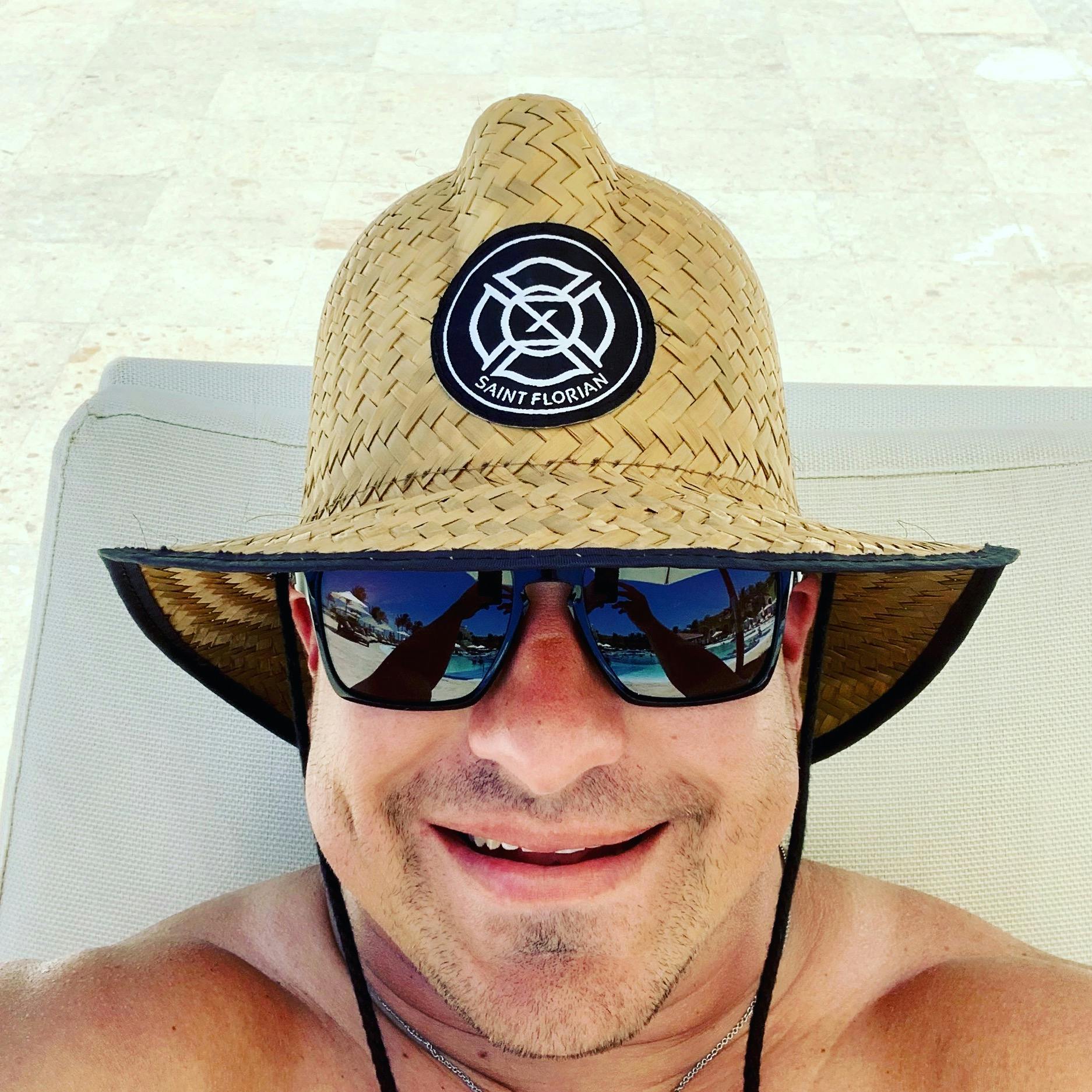 The Straw Firefighter Hat ® Saint Florian Clothing